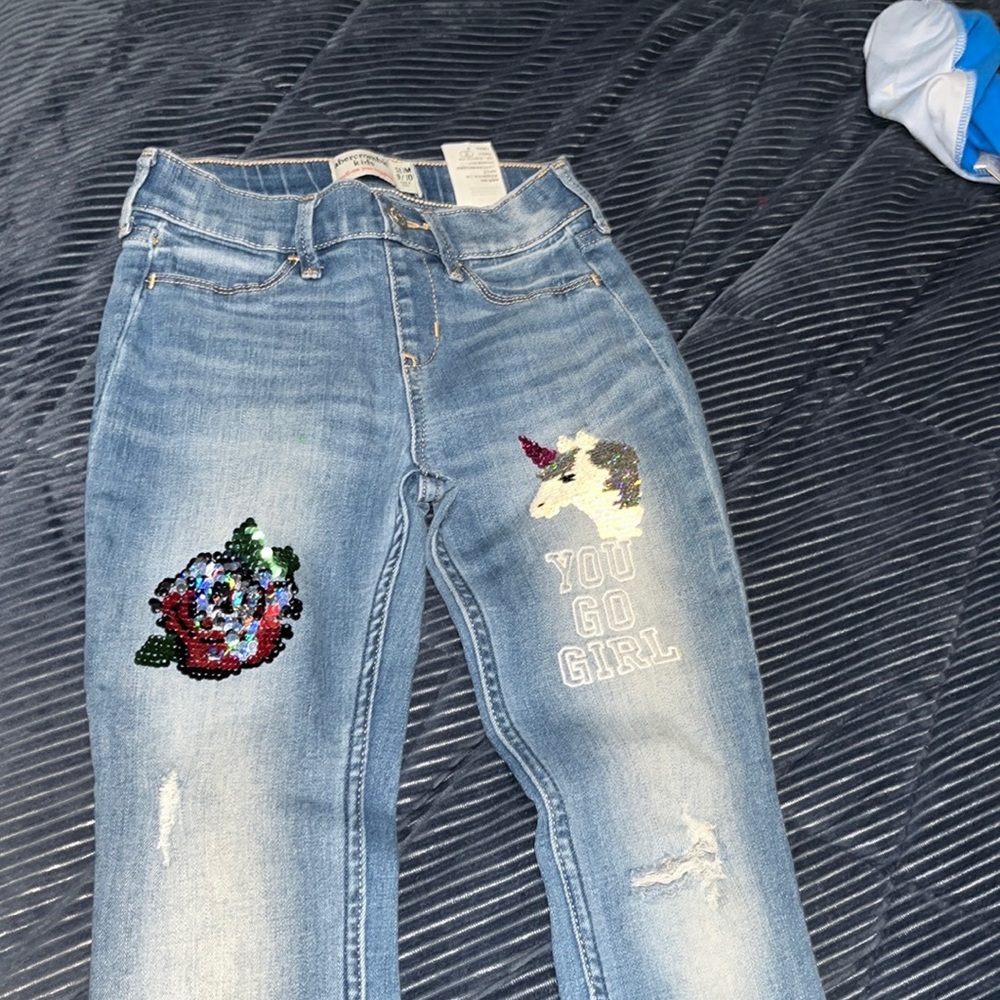 Girls Abercrombie Denim jeans